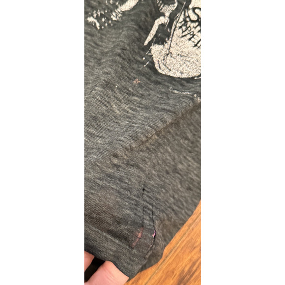 VTG HANDTEX Gun's N' Roses DISTRESSED T-Shirt Appetite Destruction Thin/Holes-M - Picture 7 of 9